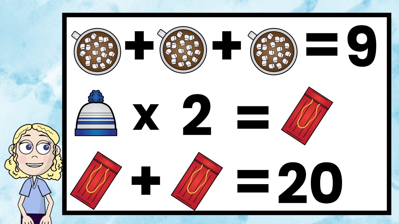 Can You Solve This Brain Teaser Winter Math Puzzle For Kids YouTube