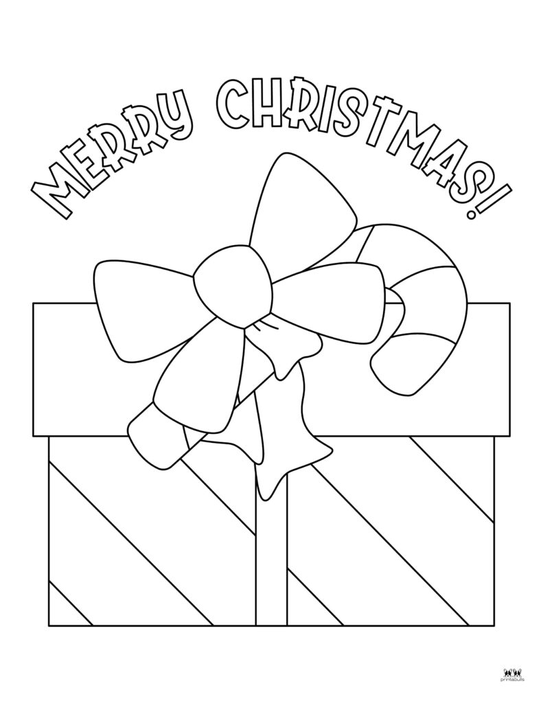 printable candy cane coloring pages