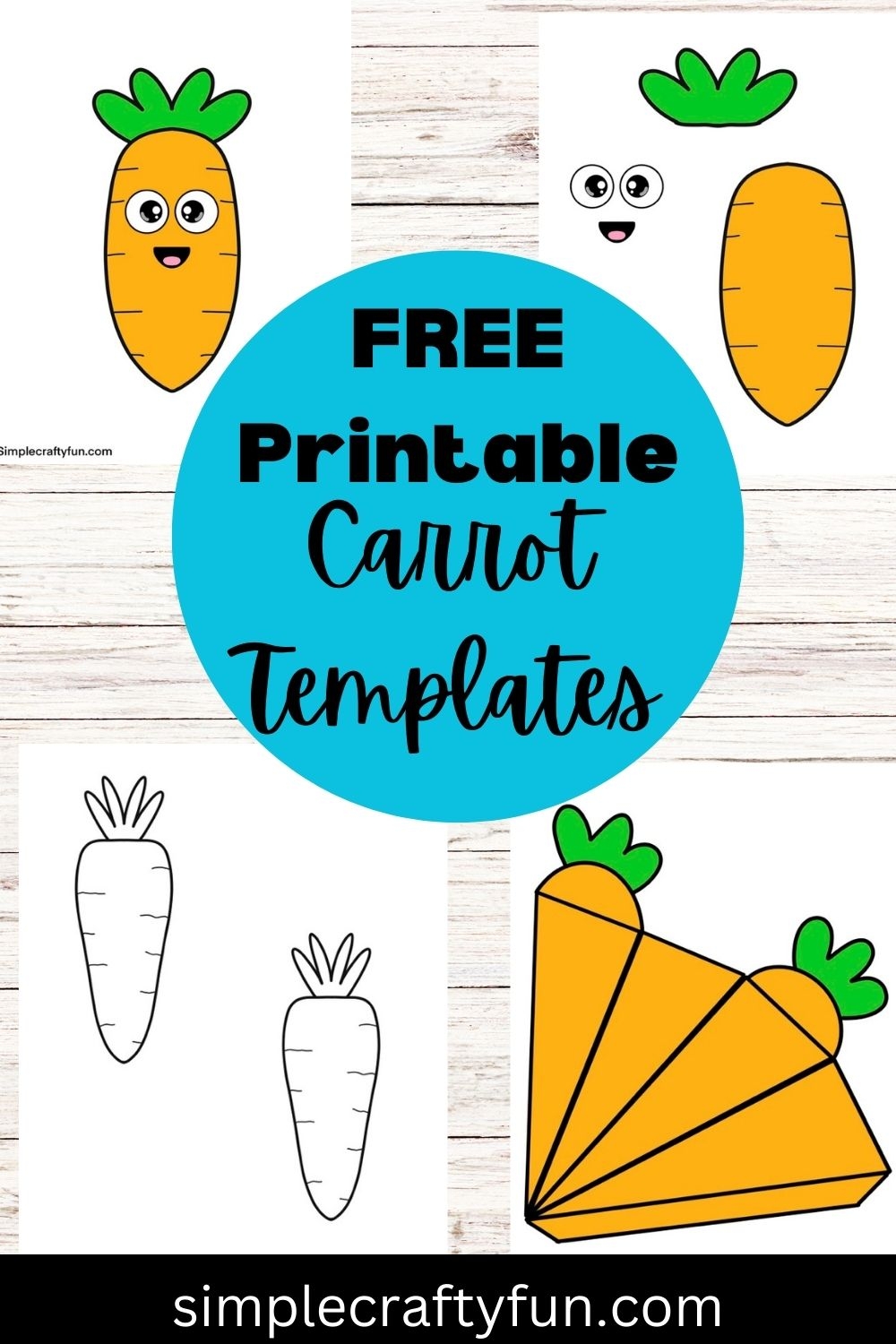 Carrot Template 18 Free Printables 