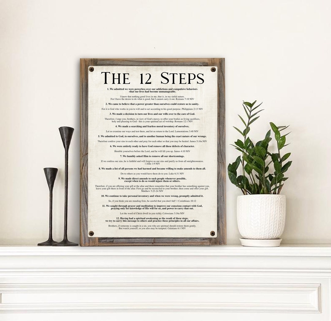 celebrate recovery 12 steps printable