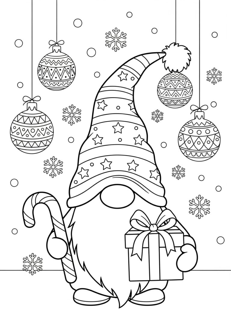 christmas gnome printable