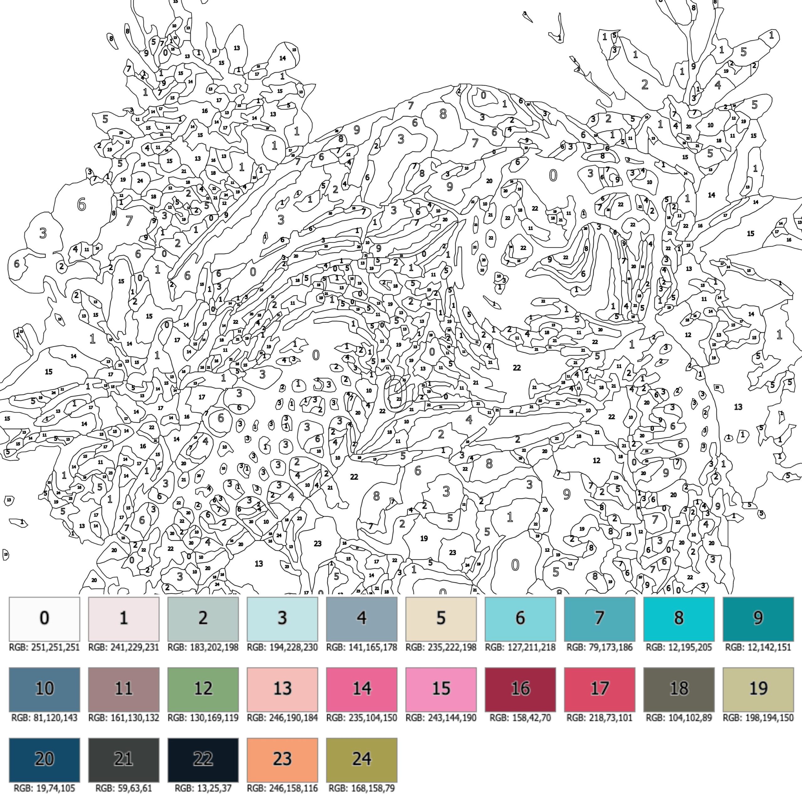 Color By Number For Adult Paint By Number Printable Sea Turtle Coloring Pages sheets Digital Download advanced Detailed Book 1561 Etsy