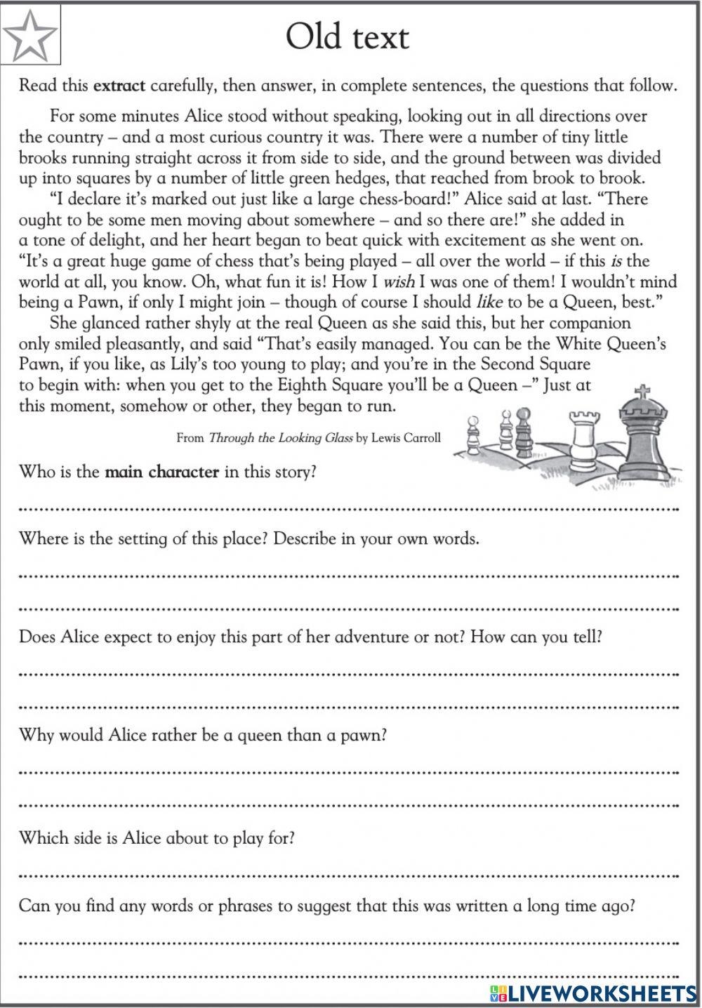 Comprehension Grade 4 Interactive Worksheet Live Worksheets Worksheets Library Comprehension Grade 4 Interactive Worksheet Live Worksheets Worksheets Library