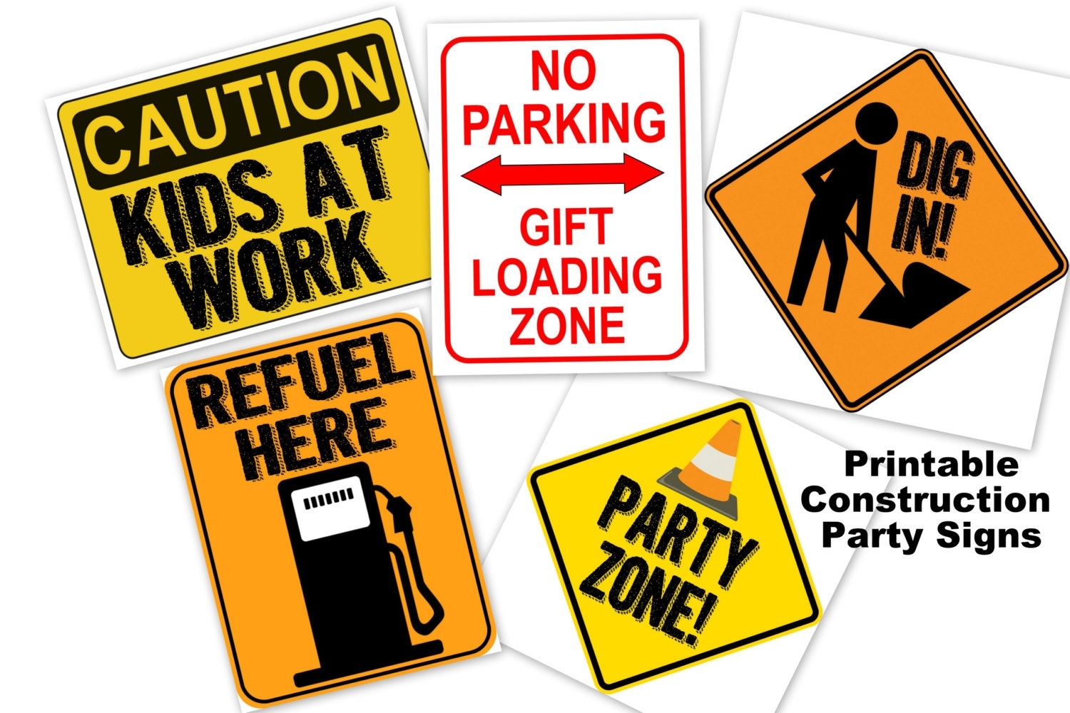 printable construction signs