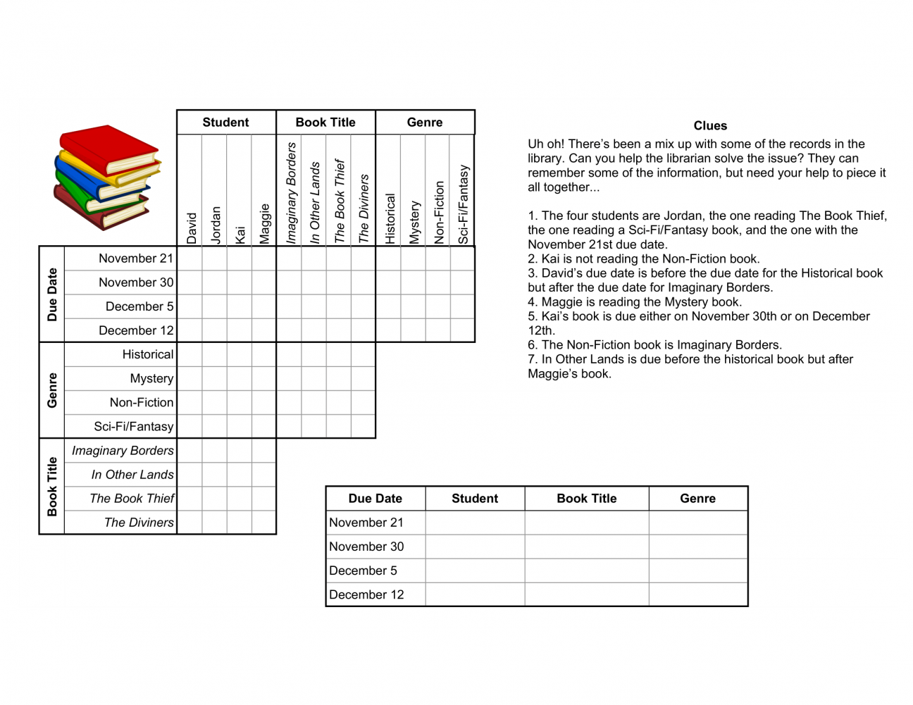 free printable logic puzzles