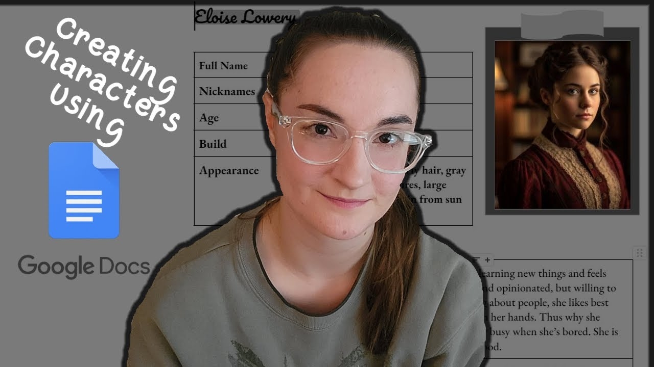 Creating Characters Using Google Docs YouTube Creating Characters Using Google Docs YouTube