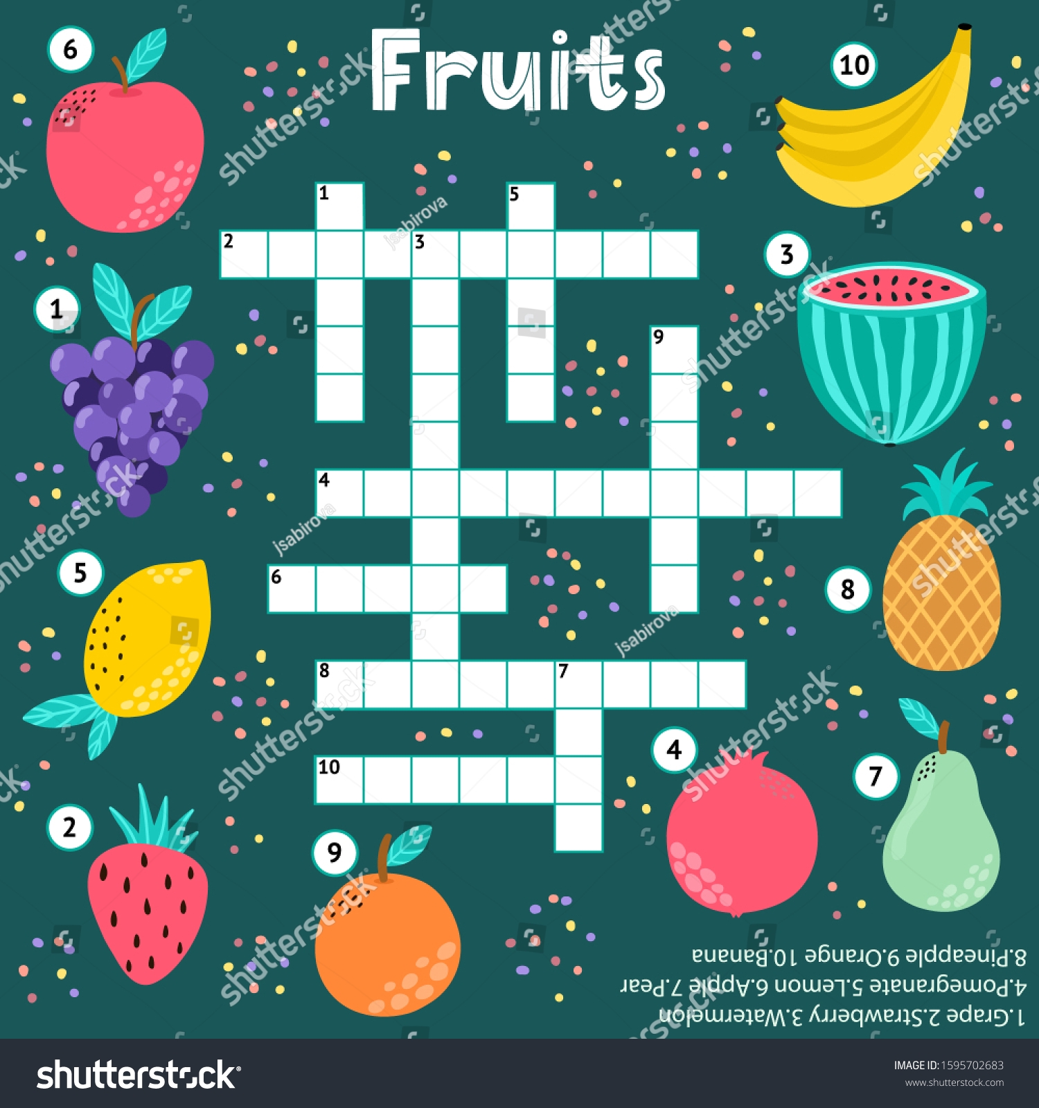 Crossword Puzzle Game Fruits Kids Educational Stock Vector Royalty Free 1595702683 Shutterstock Crossword Puzzle Game Fruits Kids Educational Stock Vector Royalty Free 1595702683 Shutterstock