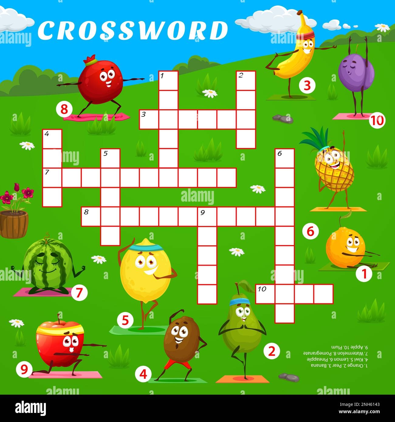 Orange Or Pear Crossword