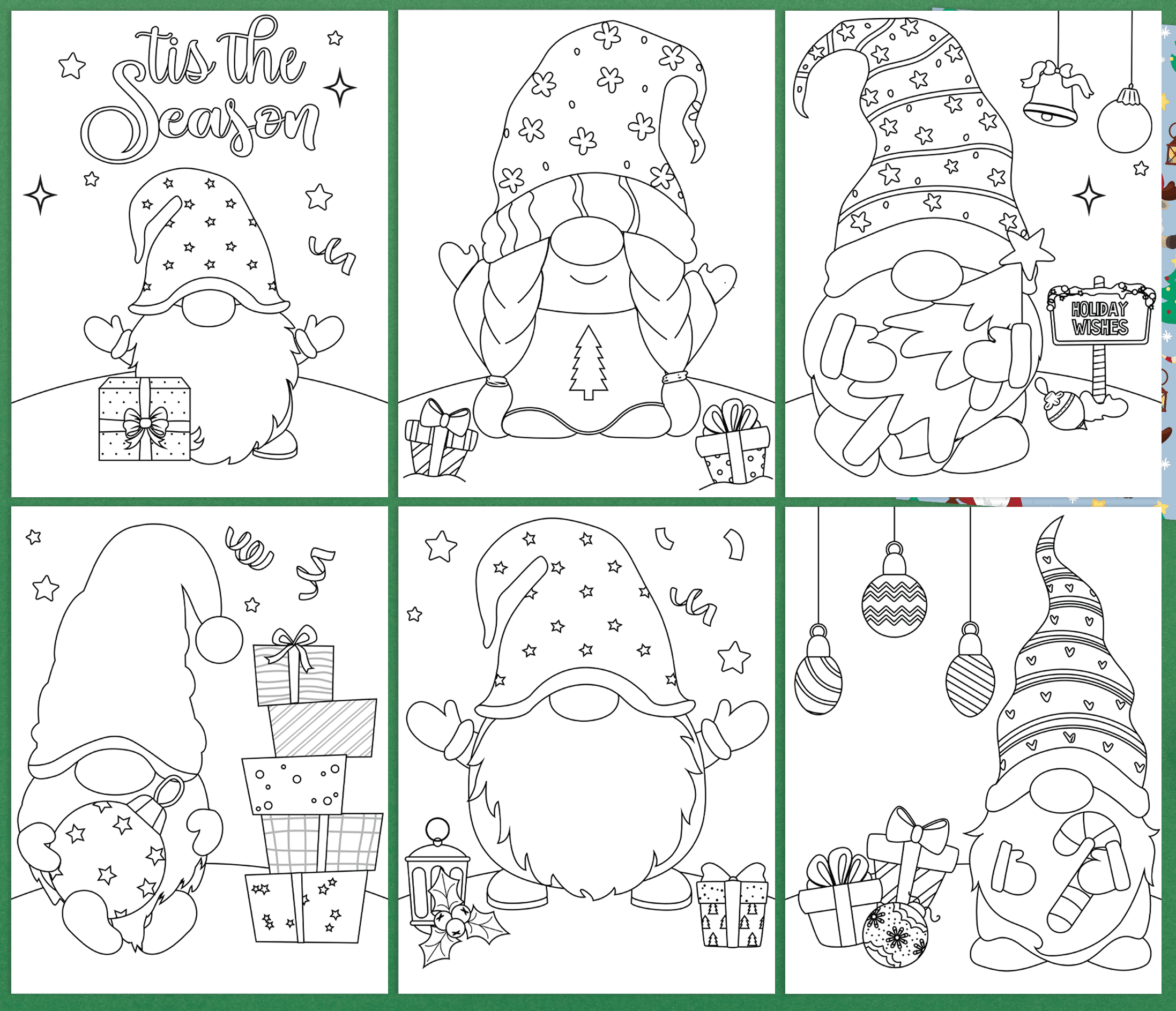 Christmas Gnome Printable