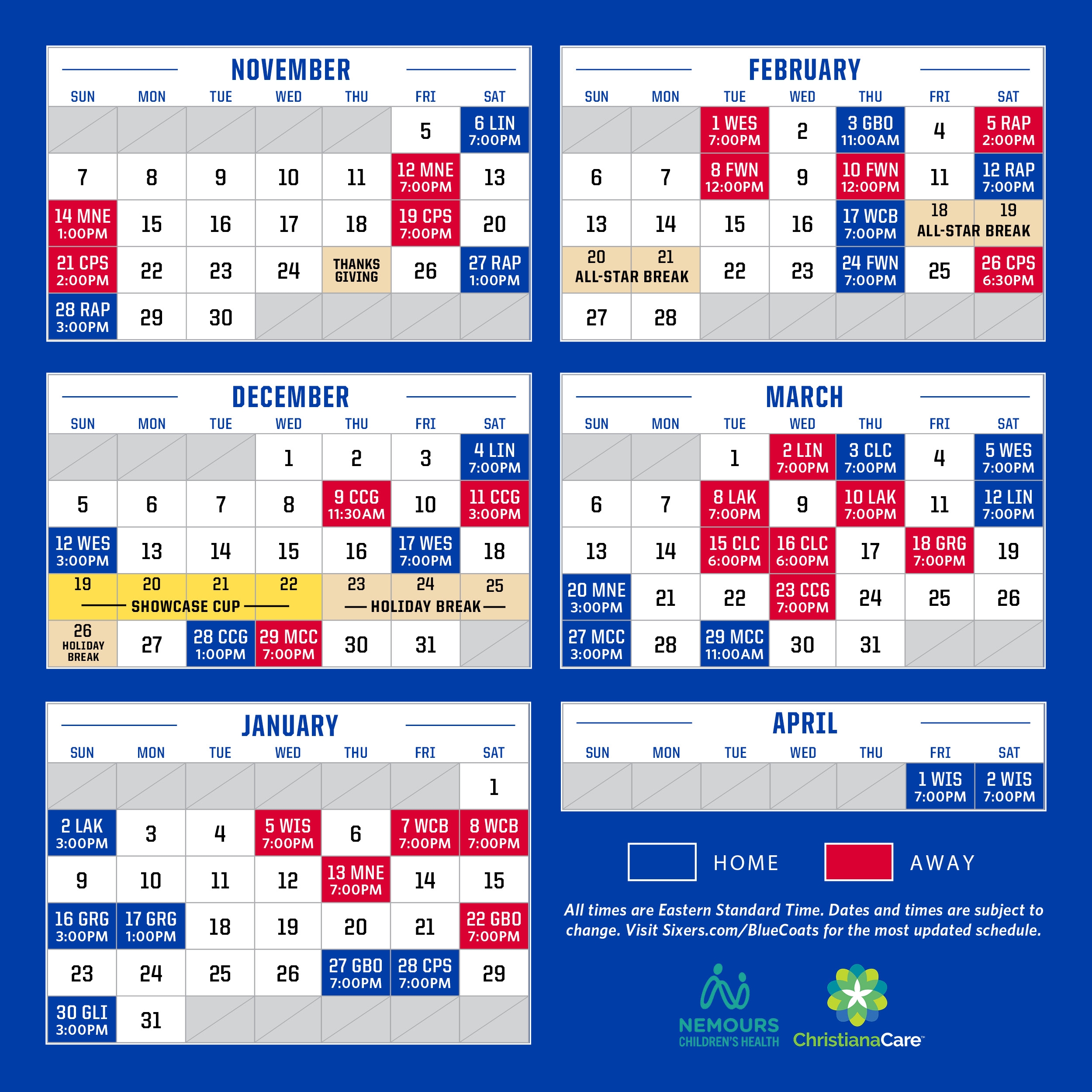 DELAWARE BLUE COATS ANNOUNCE 2021 22 NBA G LEAGUE SCHEDULE WITN Channel 22 Wilmington Delaware