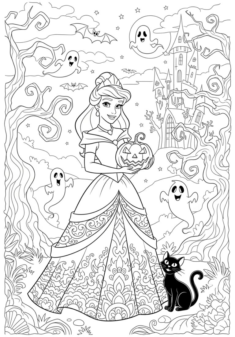 free princess coloring pages printable
