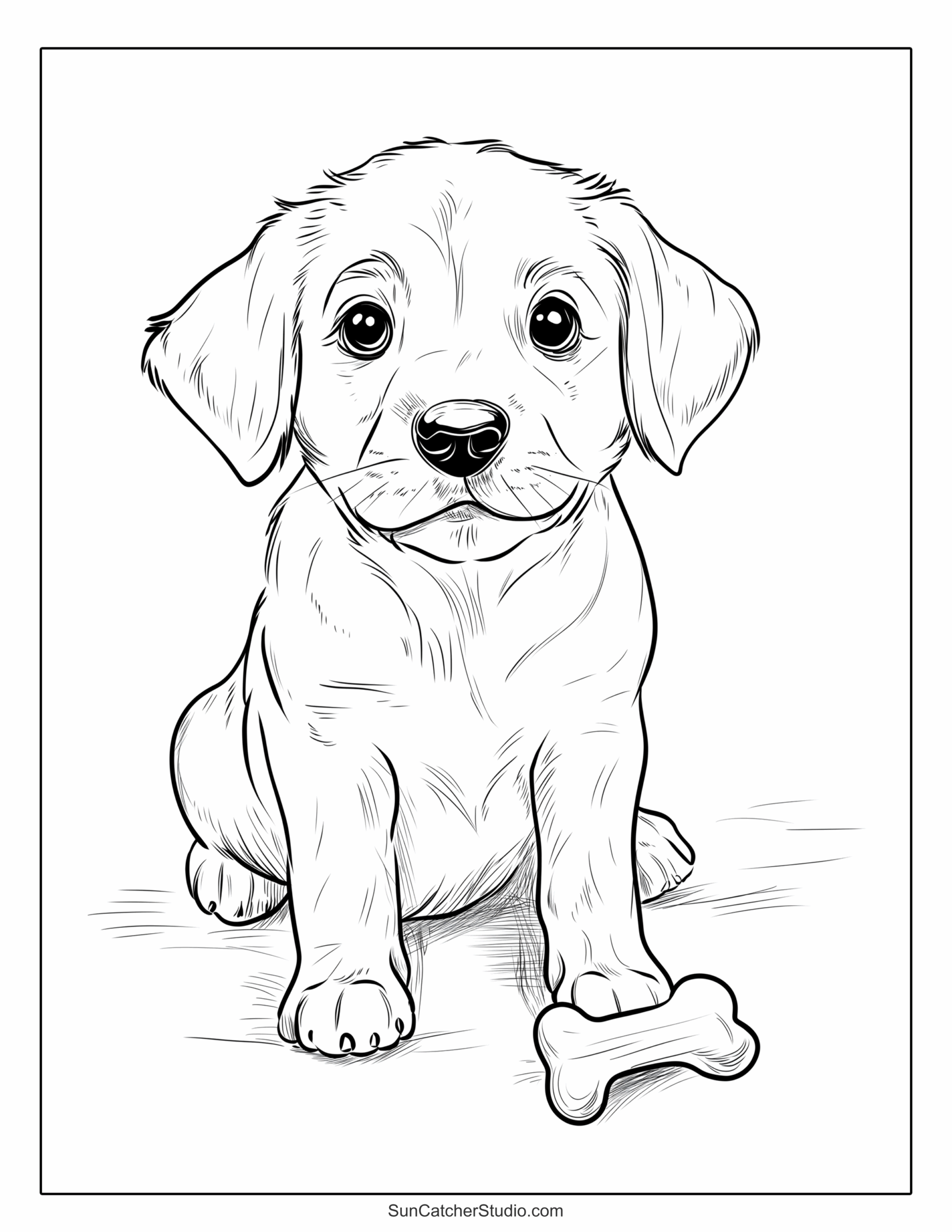 Printable Coloring Pages Of Dogs