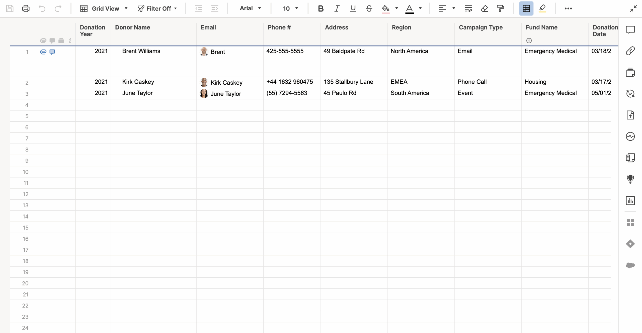 donation tracker template donation tracker template