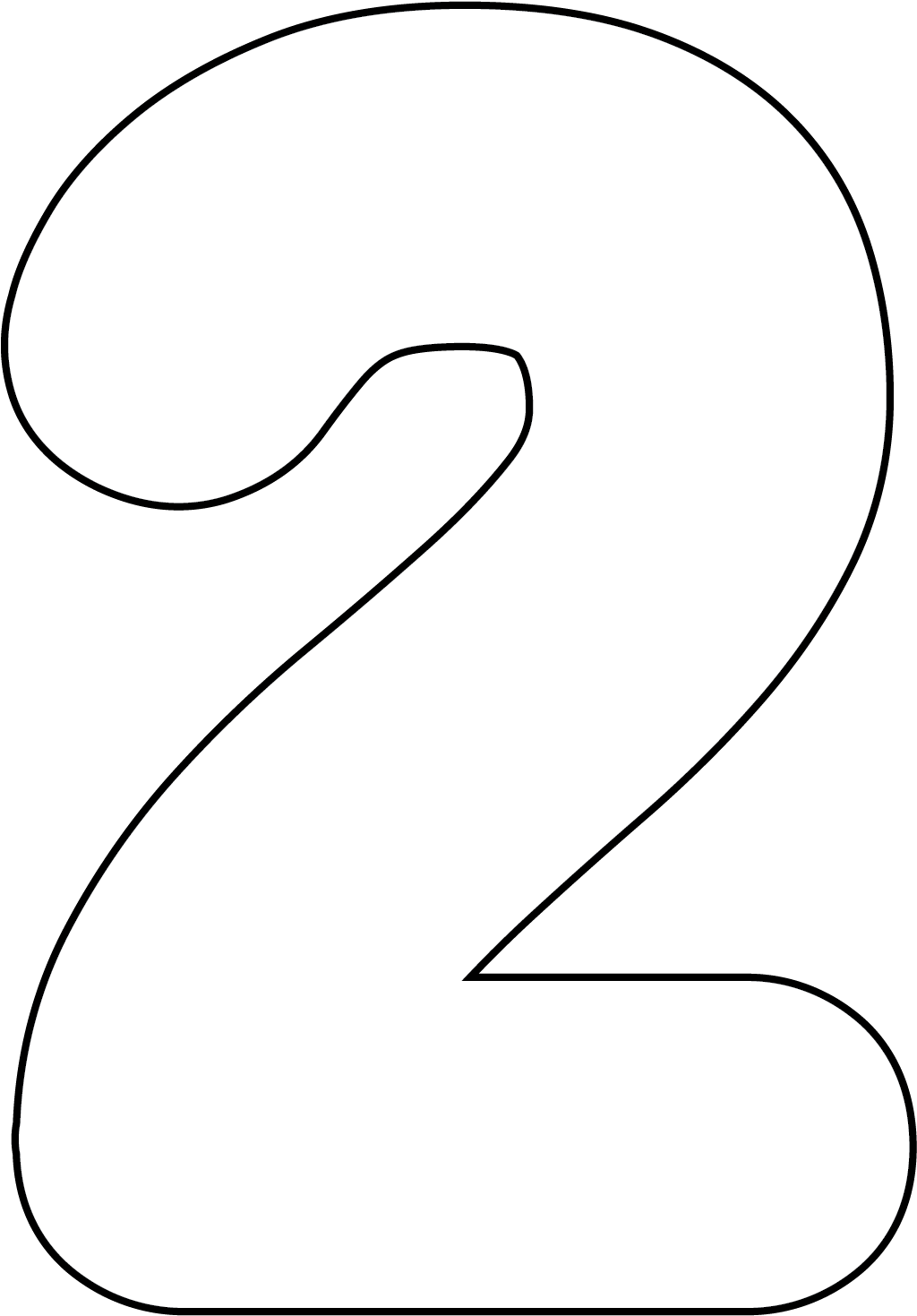 Download HD It s As Easy As 1 2 3 To Use Our Free Printable Numbers Number Templates Transparent PNG Image NicePNG