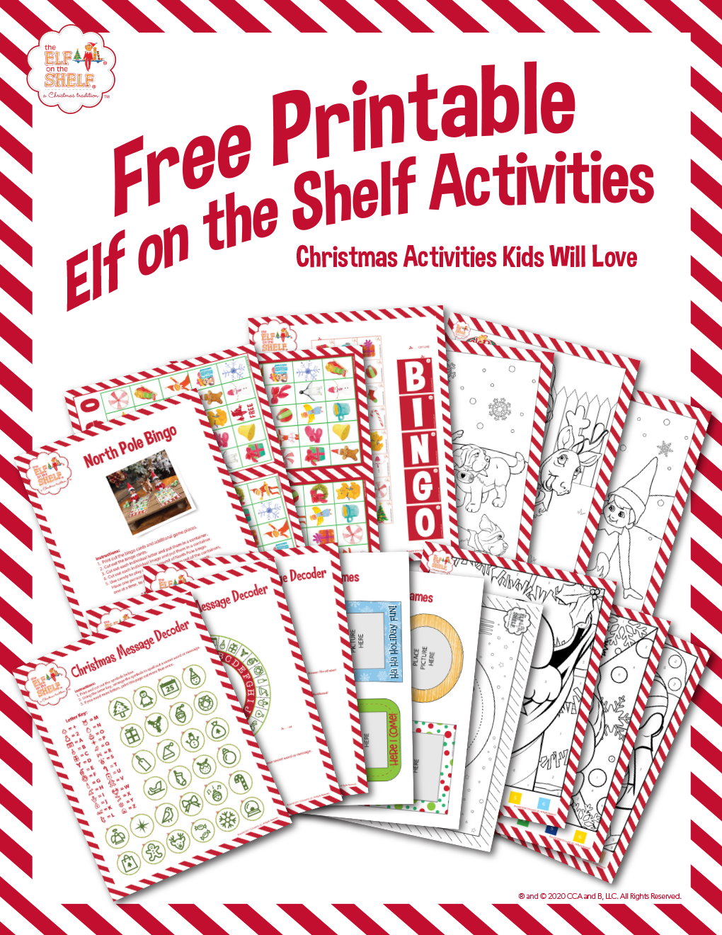 Printable Elf On The Shelf Games