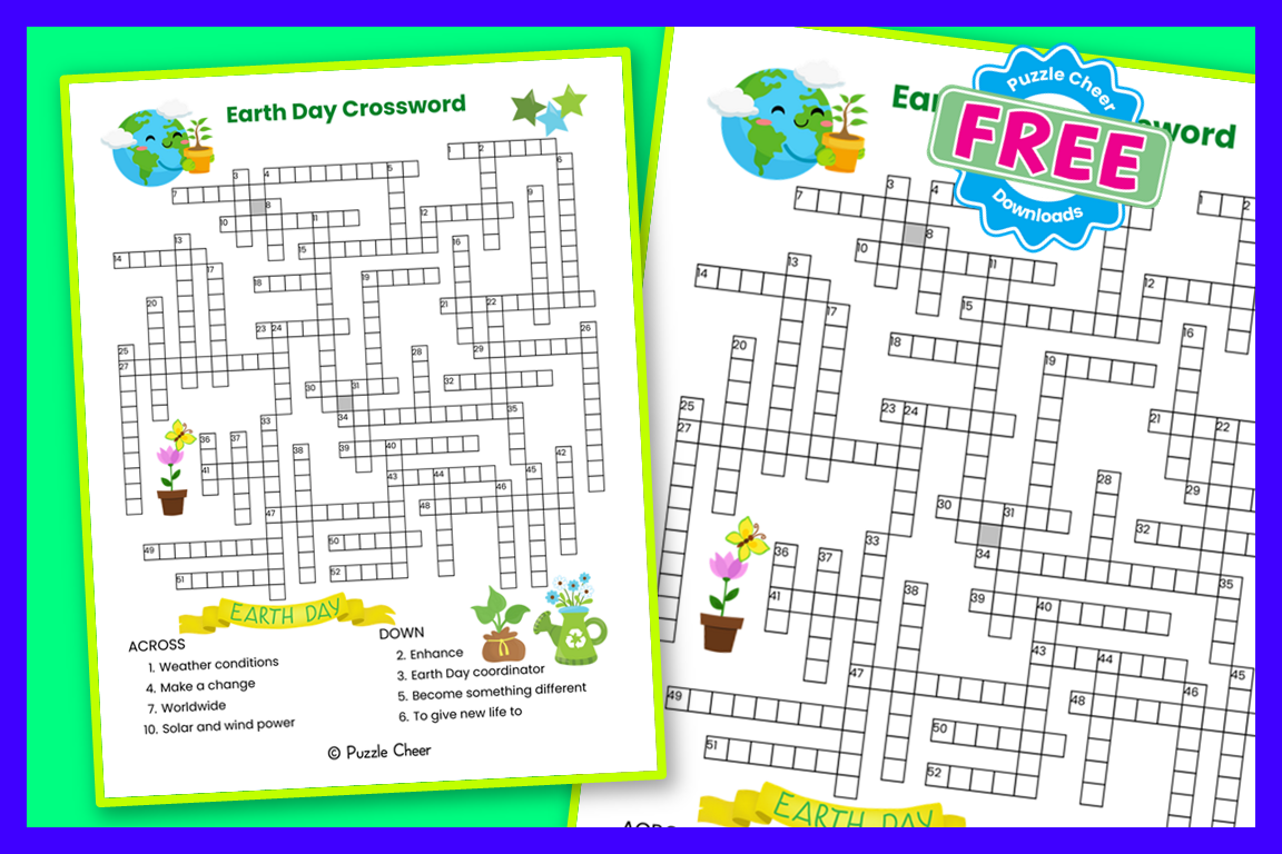 earth day crossword puzzle