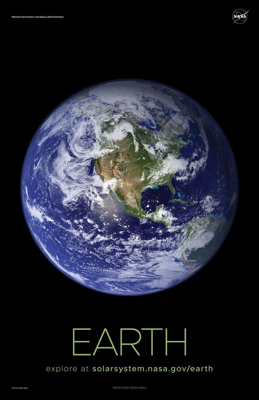 Earth Poster Version A NASA Science