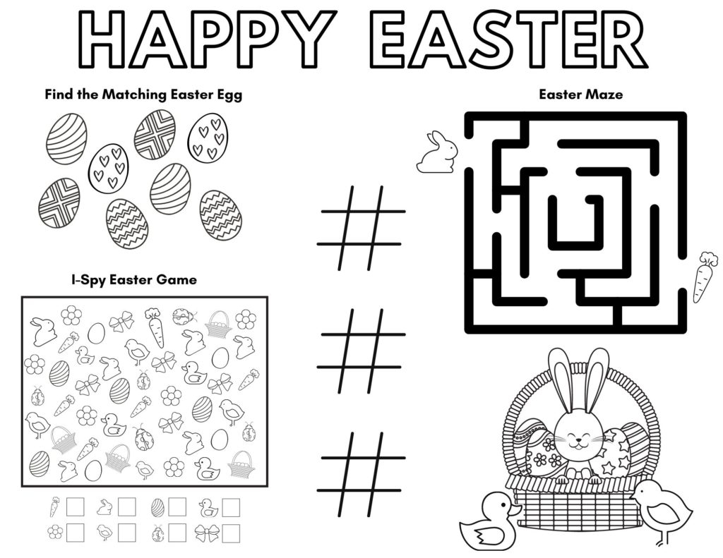 Easter Activity Printable For Kids OriginalMOM