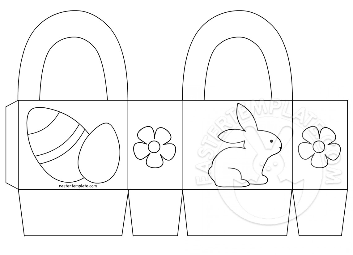 free printable easter basket