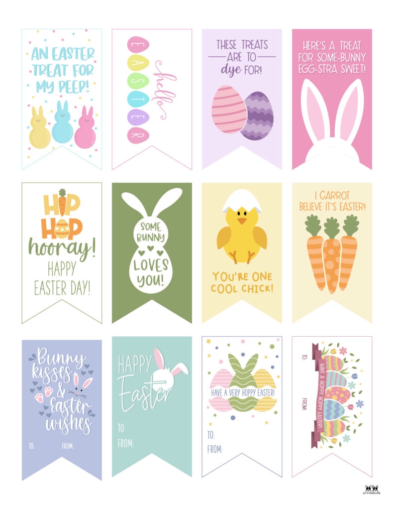 print free happy easter tags free printable