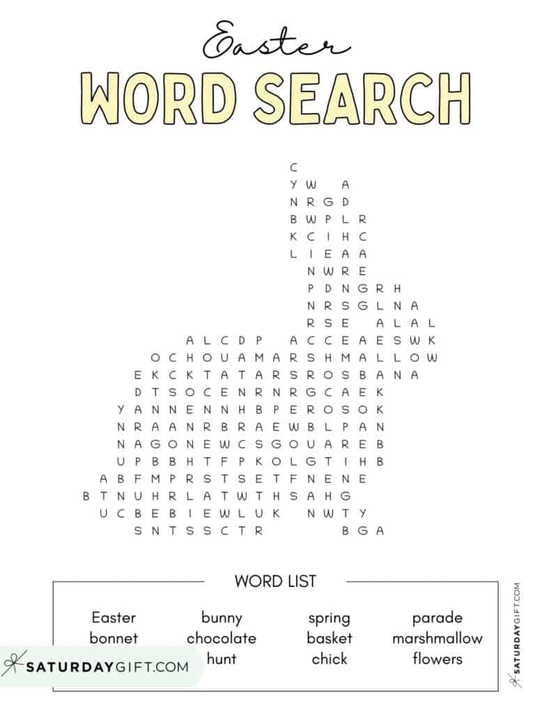 word search easter printable word search easter printable