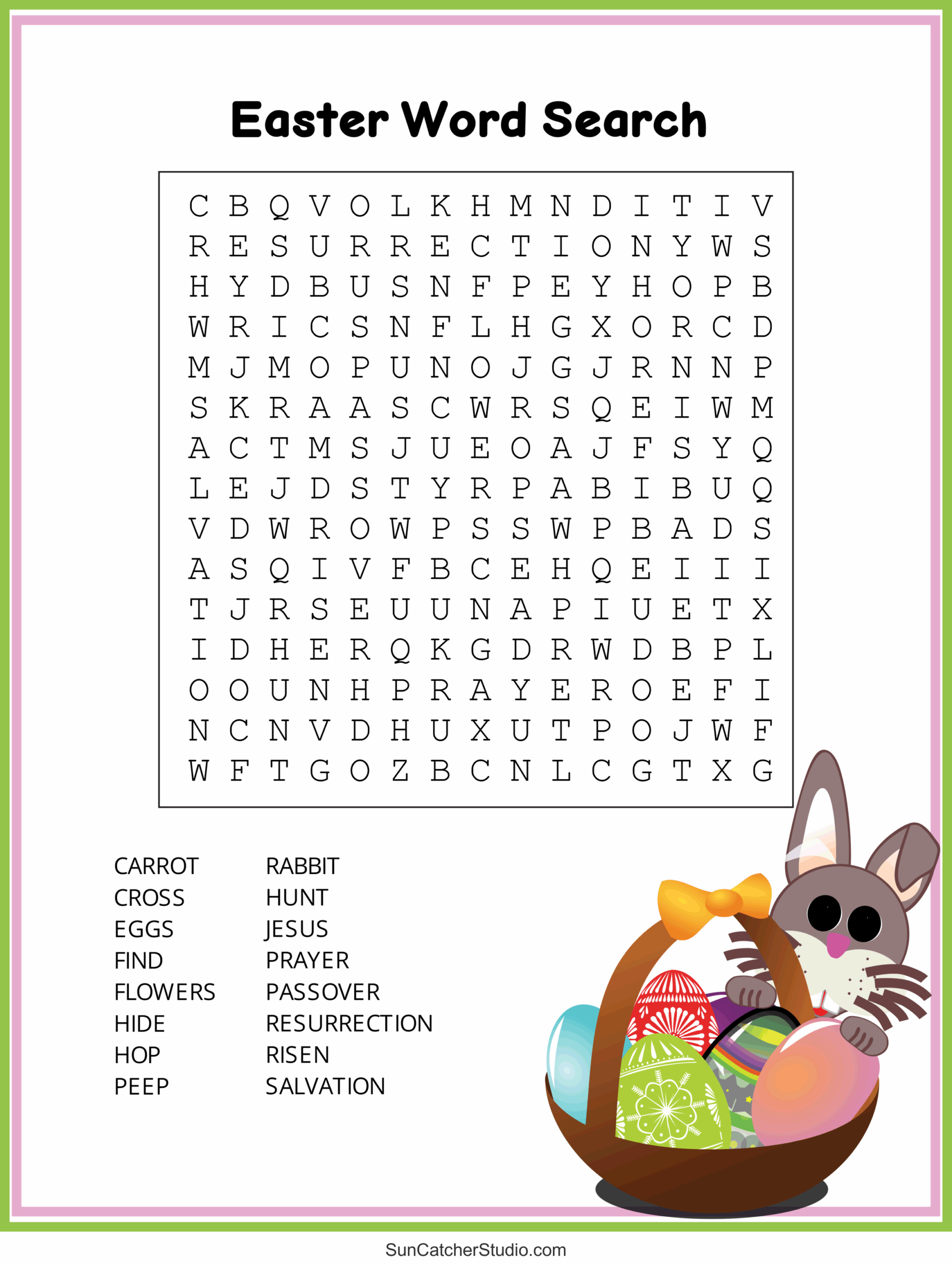 Easter Word Search Free Printable PDF Puzzles Free Printables Monograms Design Tools Patterns DIY Projects Easter Word Search Free Printable PDF Puzzles Free Printables Monograms Design Tools Patterns DIY Projects