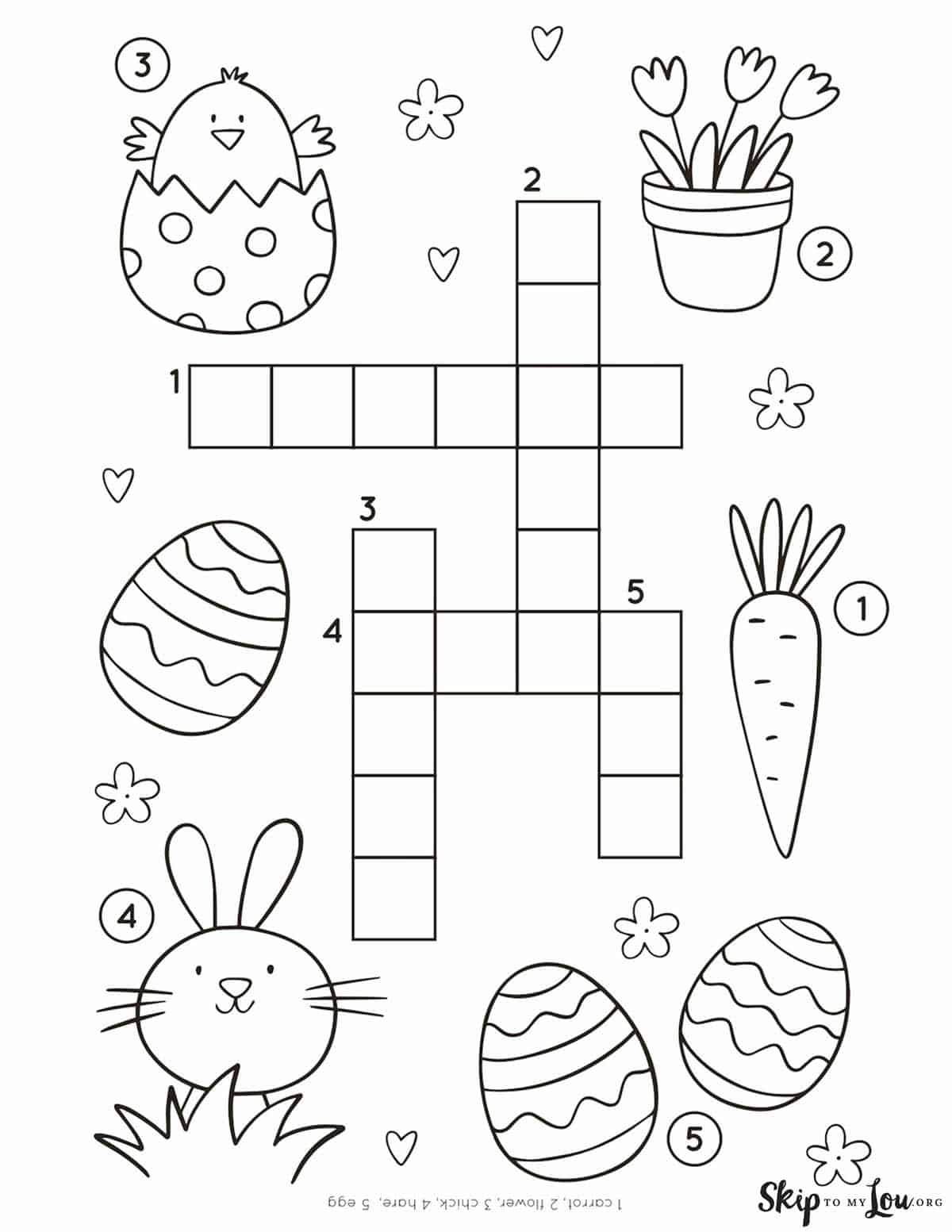 free printable easter activities