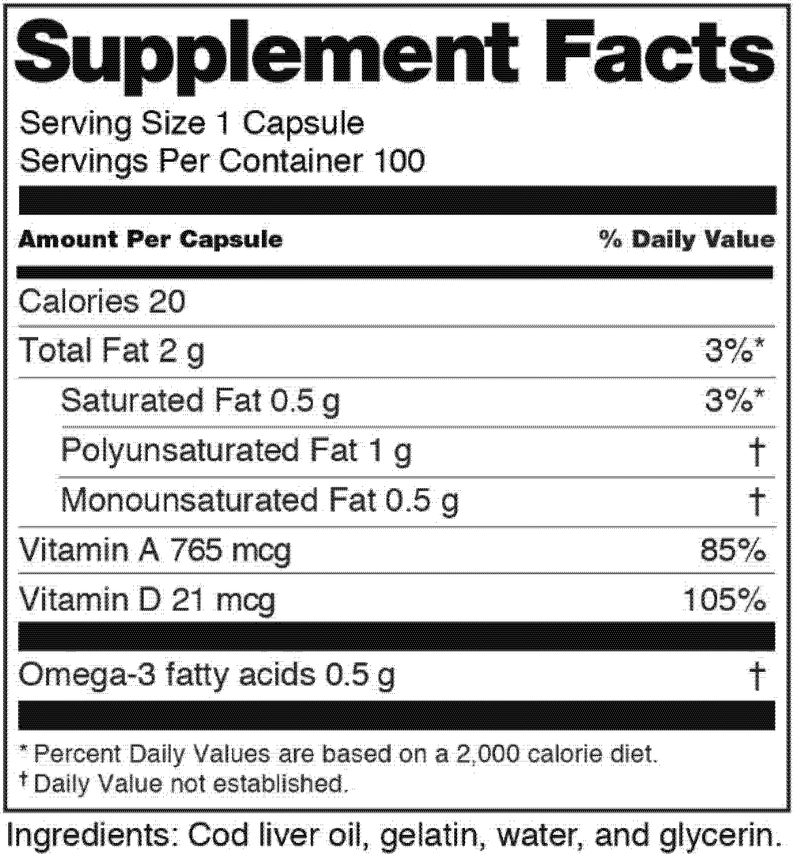 supplement facts template supplement facts template