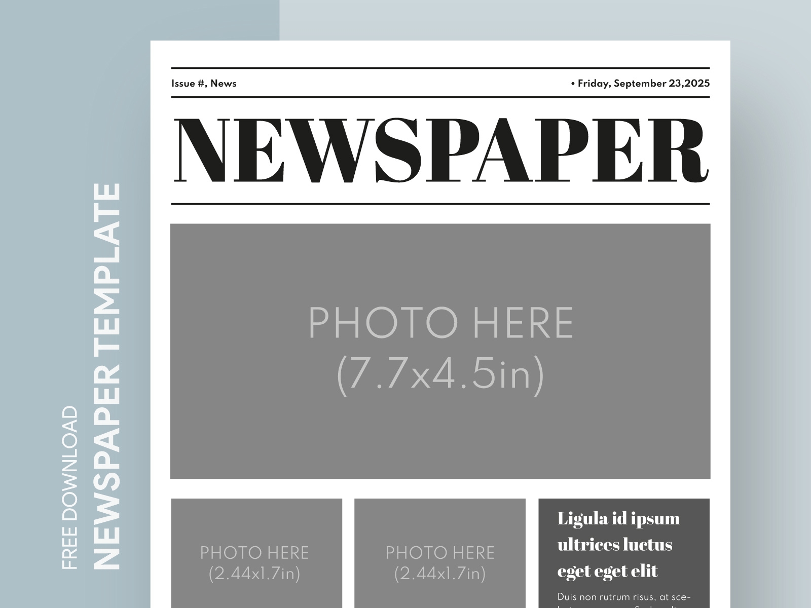Empty Newspaper Free Google Docs Template By Gdoc On Dribbble Empty Newspaper Free Google Docs Template By Gdoc On Dribbble