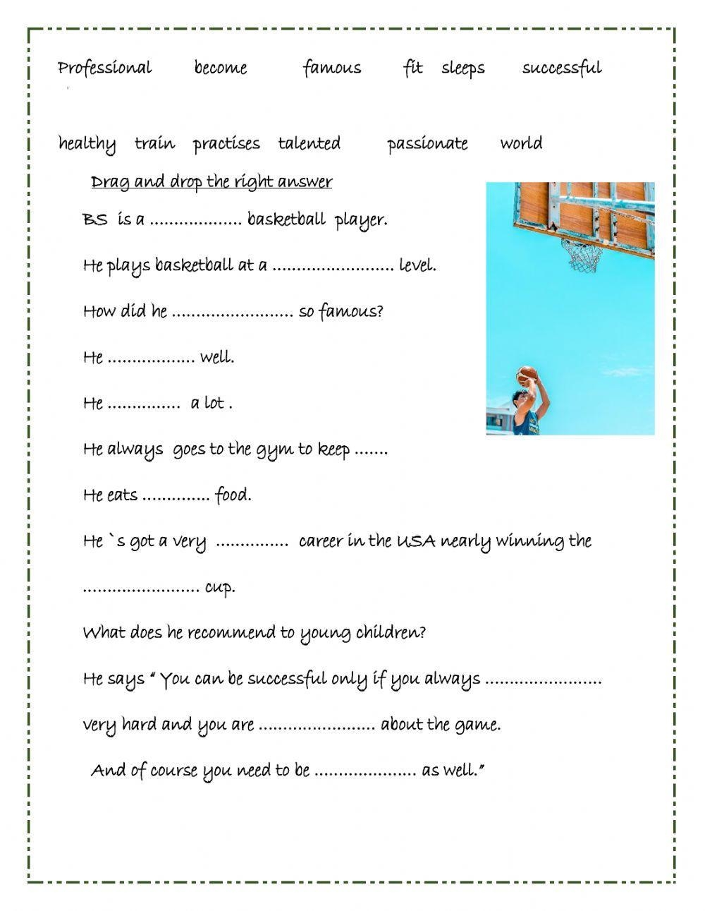 English Worksheets For 5th Graders