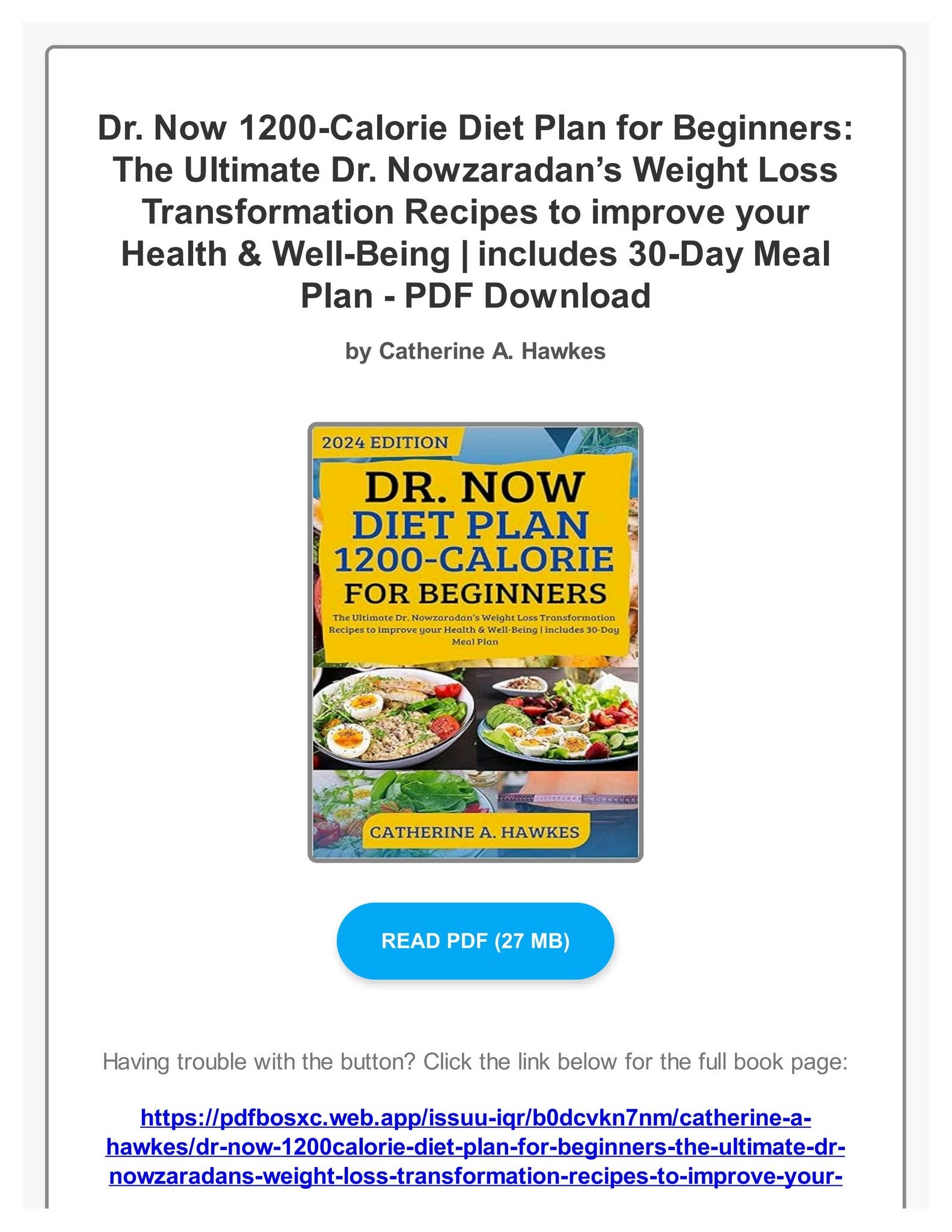 Epub Dr Now 1200 Calorie Diet Plan For Beginners The Ultimate Dr Nowzaradan s Weight Loss Transfo By BlandaSreh Issuu
