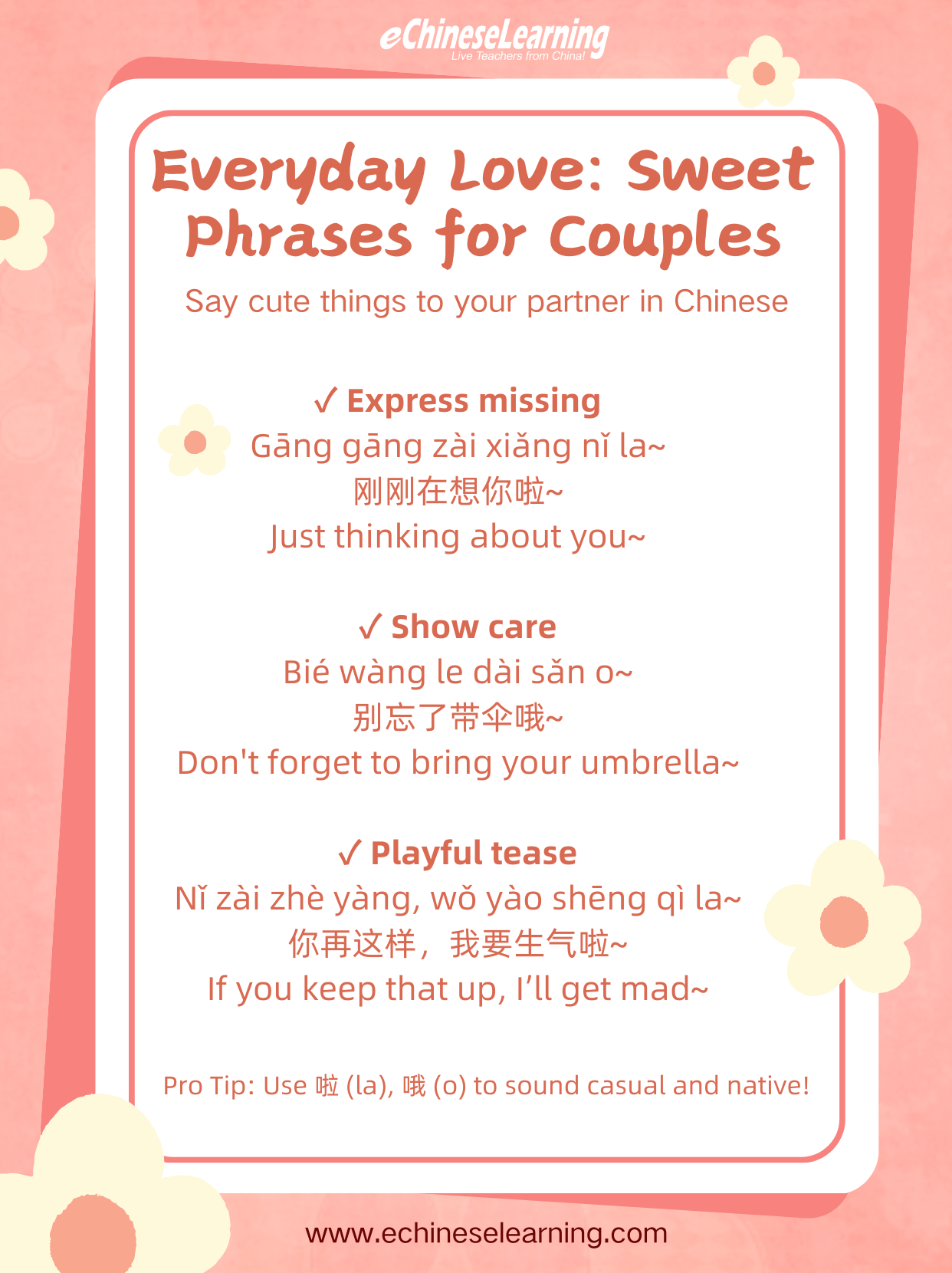 Everyday Love Sweet Phrases For Couples 