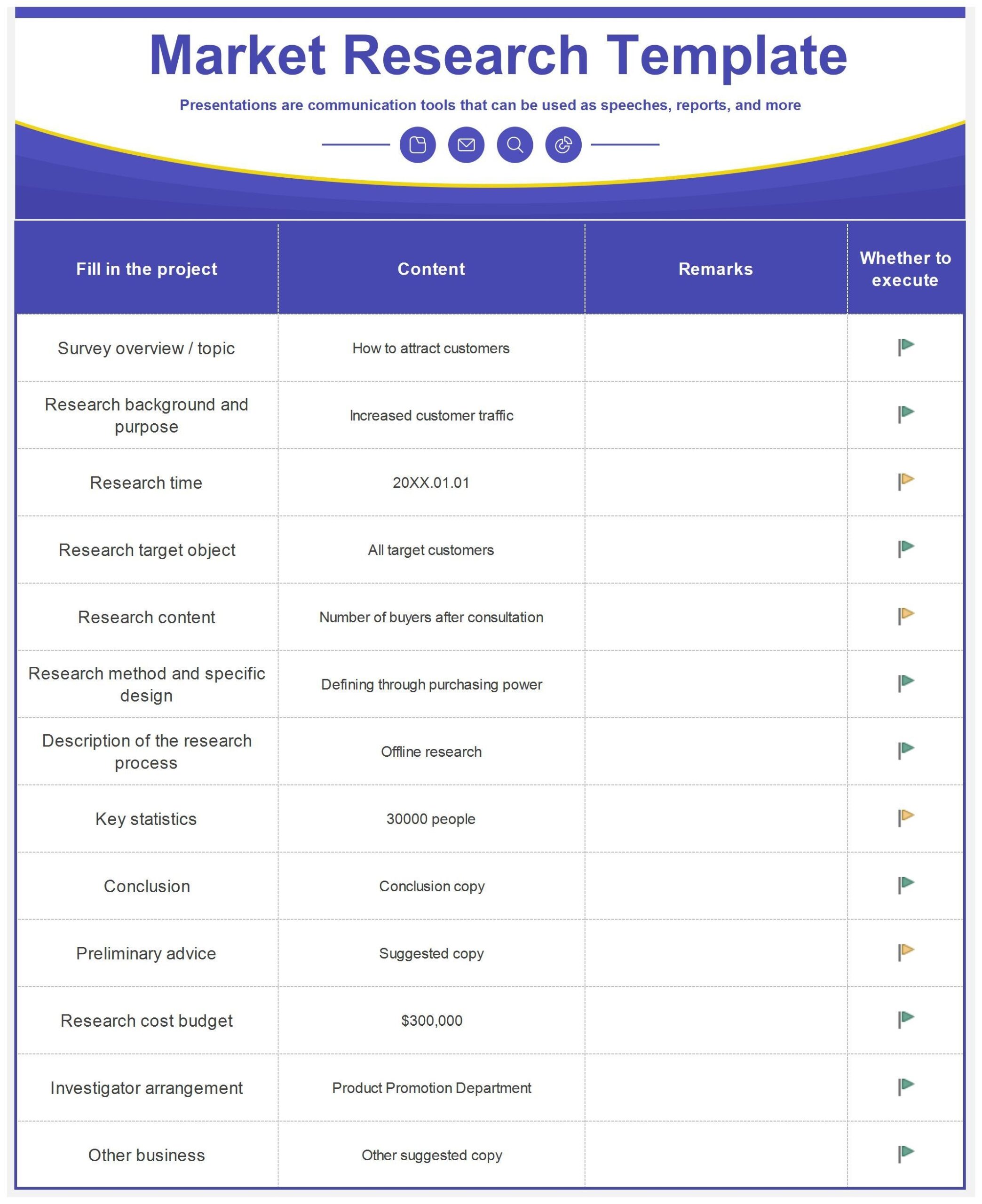 EXCEL Of Market Research xlsx WPS Free Templates