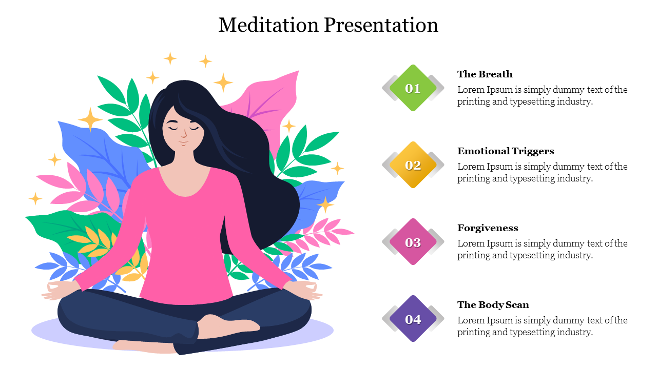 Explore Meditation Presentation Template Slide Design Explore Meditation Presentation Template Slide Design