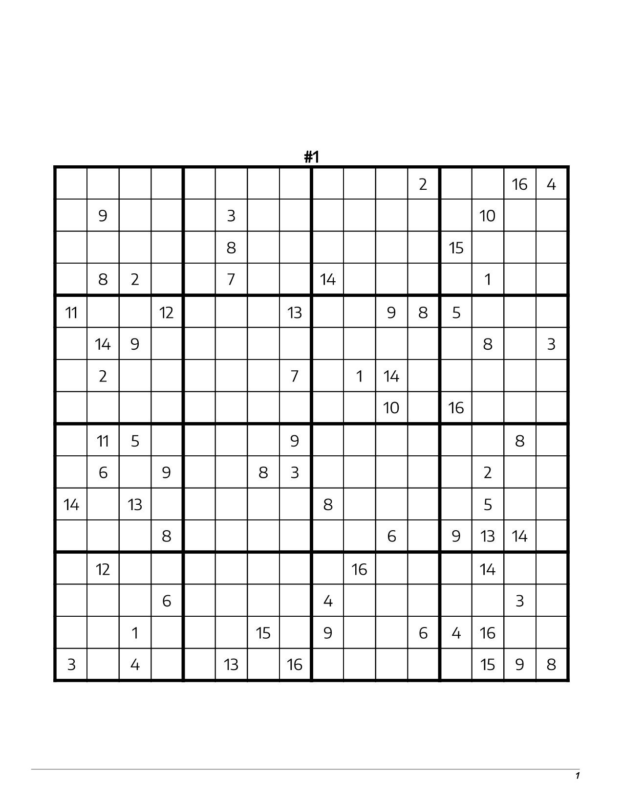 mega sudoku printable