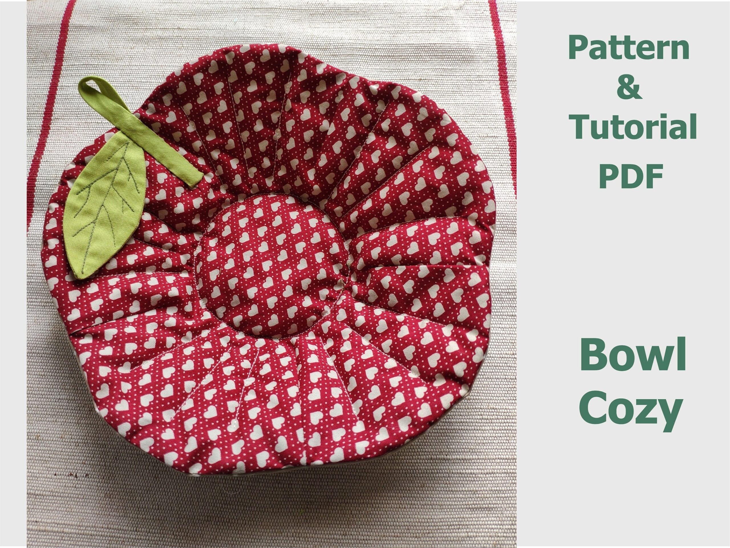 Fabric Bowl Cozy Hostess Sewing Gifts Pattern PDF Instant Download Etsy