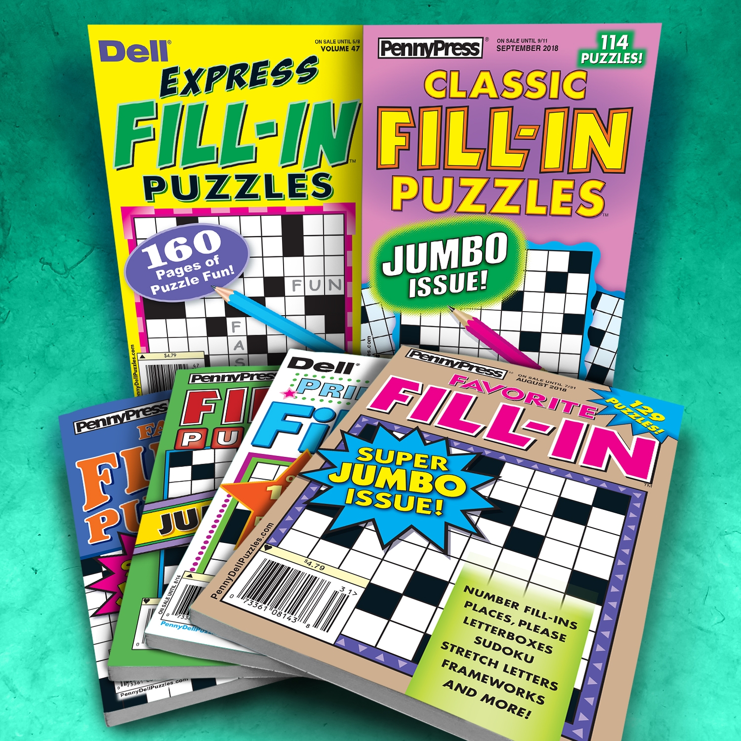 Fill It In Puzzle Books