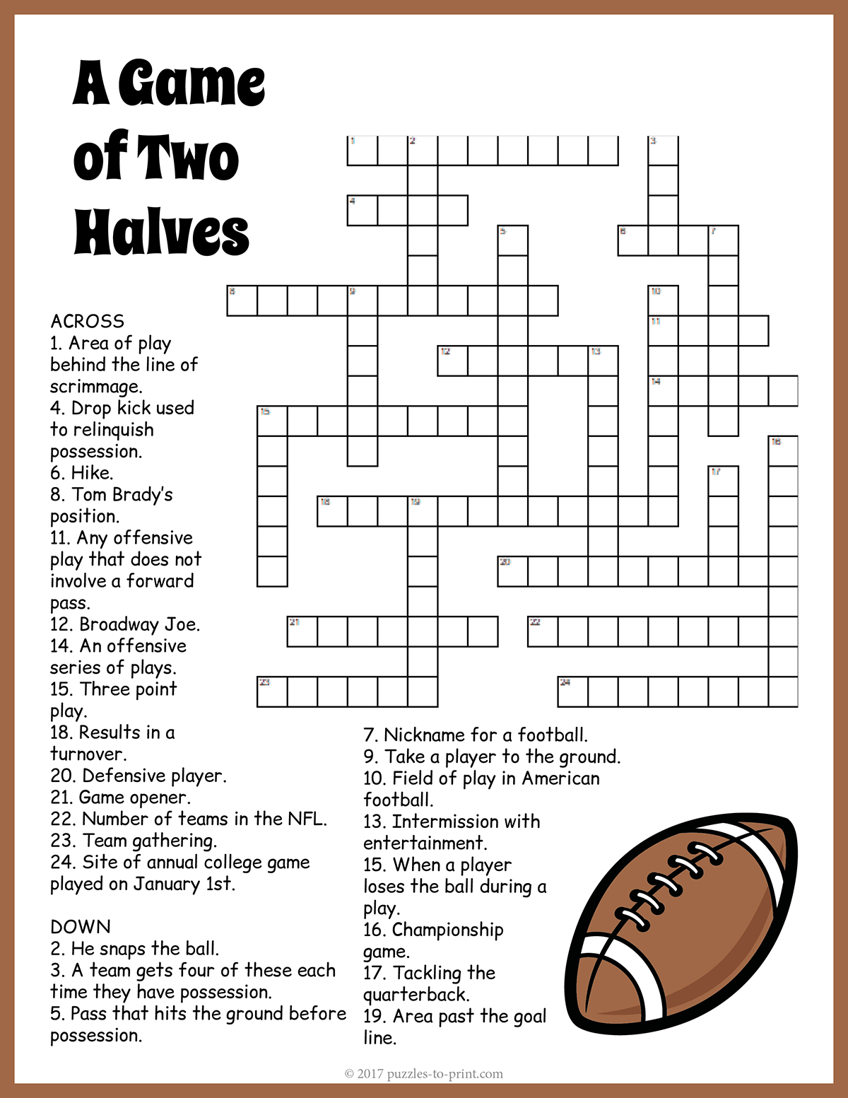 easy crossword puzzles to print with answers