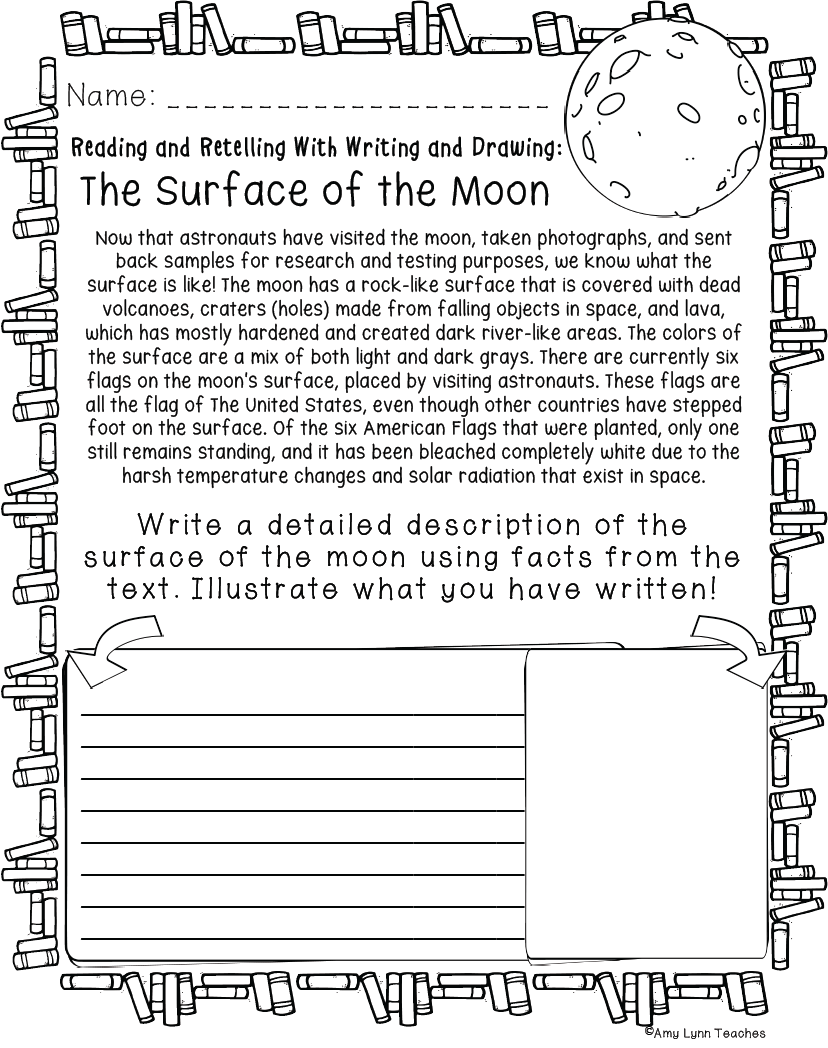 Fourth Grade Space Themed Worksheets 100 Standards Aligned Printables Made By Teachers
