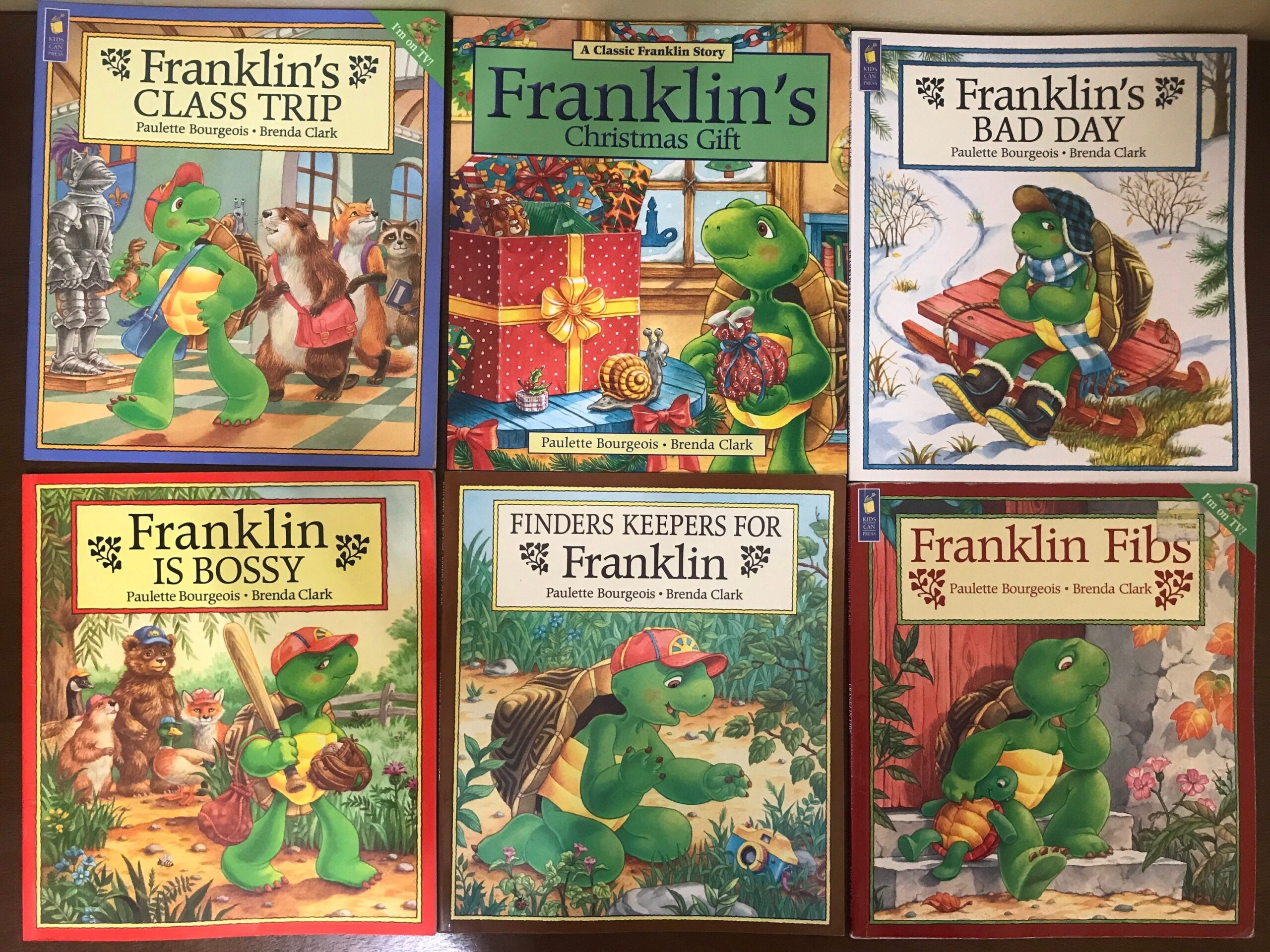 Franklin Turtle Books Vintage Children s Storybooks By Paulette Bourgeois Classic 90s Kids Book Collectible Franklin Series Etsy