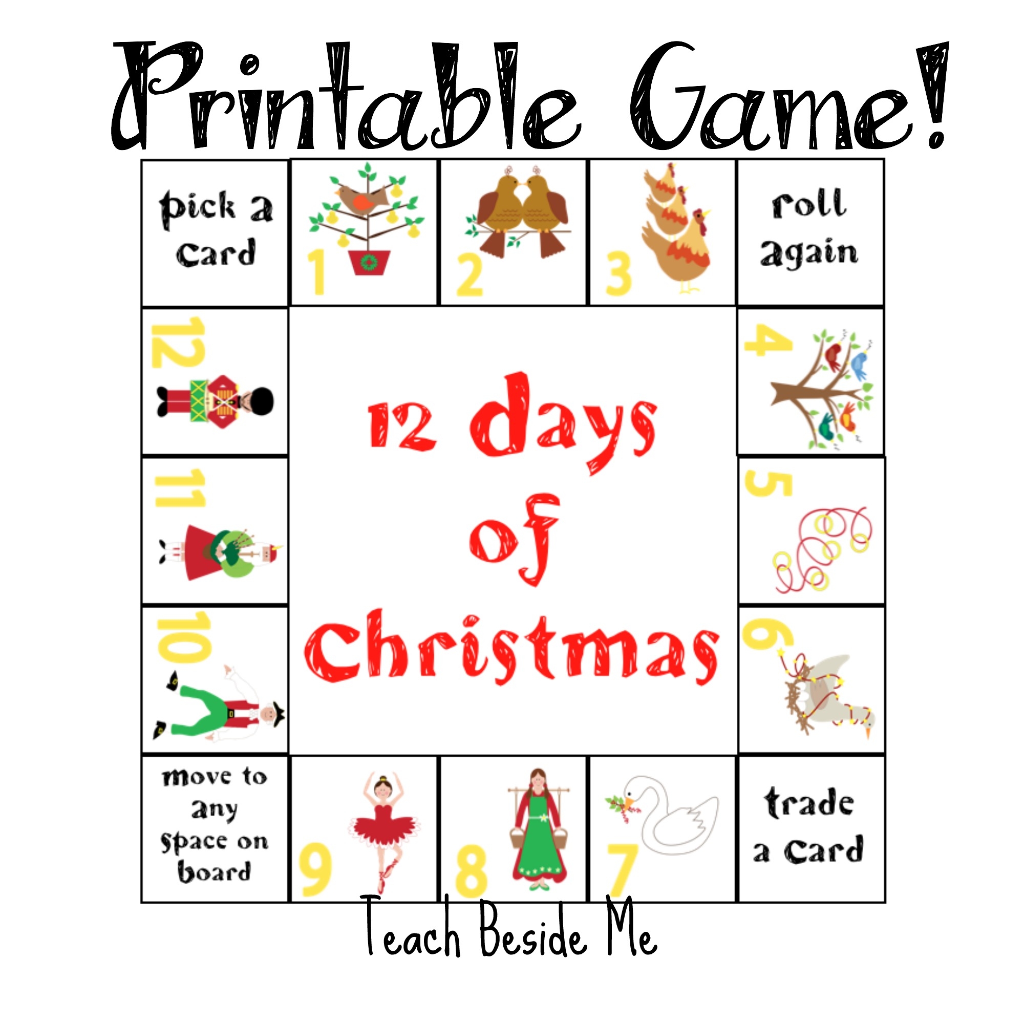 Free 12 Days Of Christmas Worksheet Download Free 12 Days Of Christmas Worksheet Png Images Free Worksheets On Clipart Library