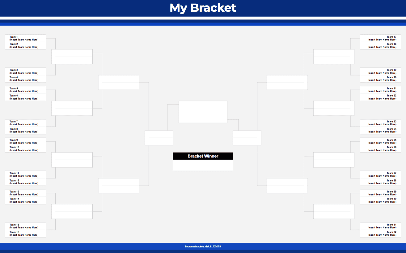 Free 32 Team Competition Bracket Template Excel And Google Sheet Free 32 Team Competition Bracket Template Excel And Google Sheet