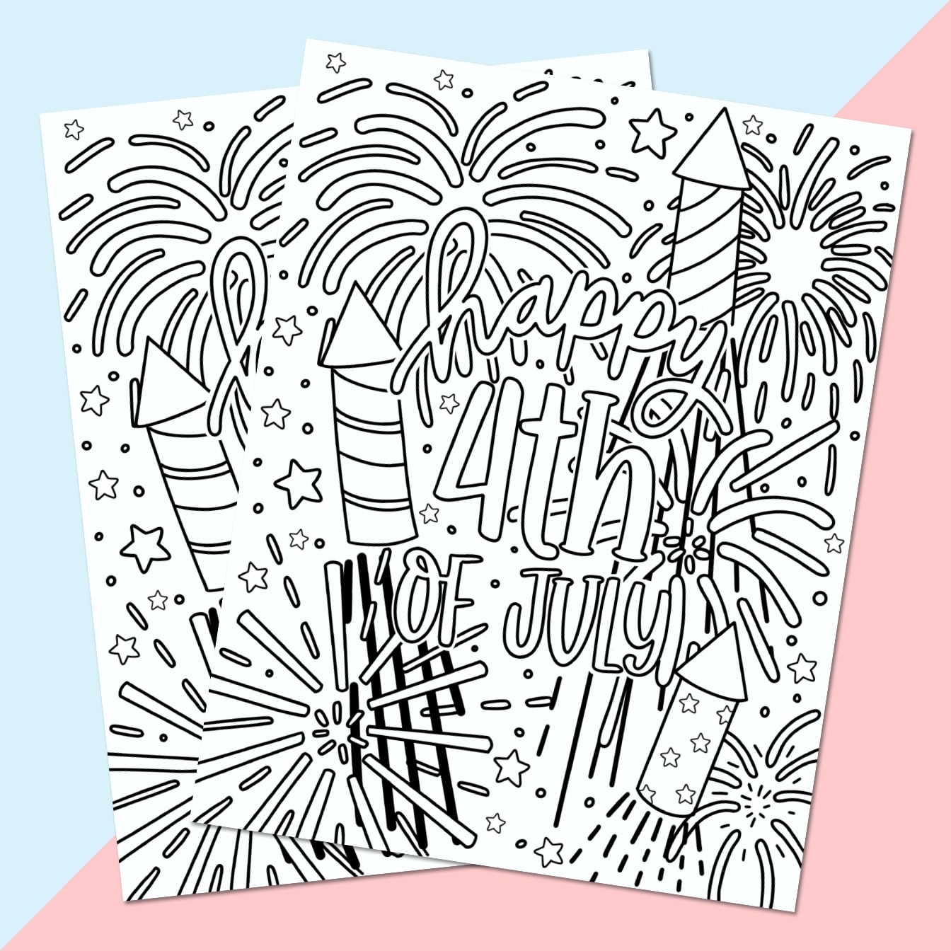 fourth of july coloring pages free