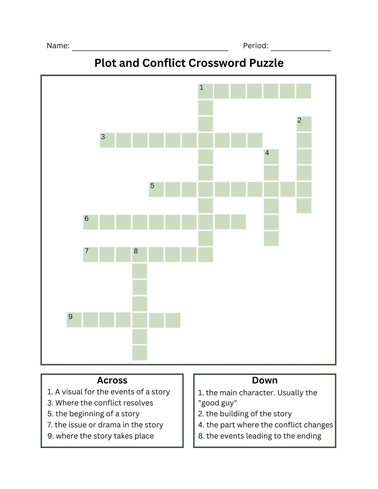 Create A Crossword Puzzle Free Printable