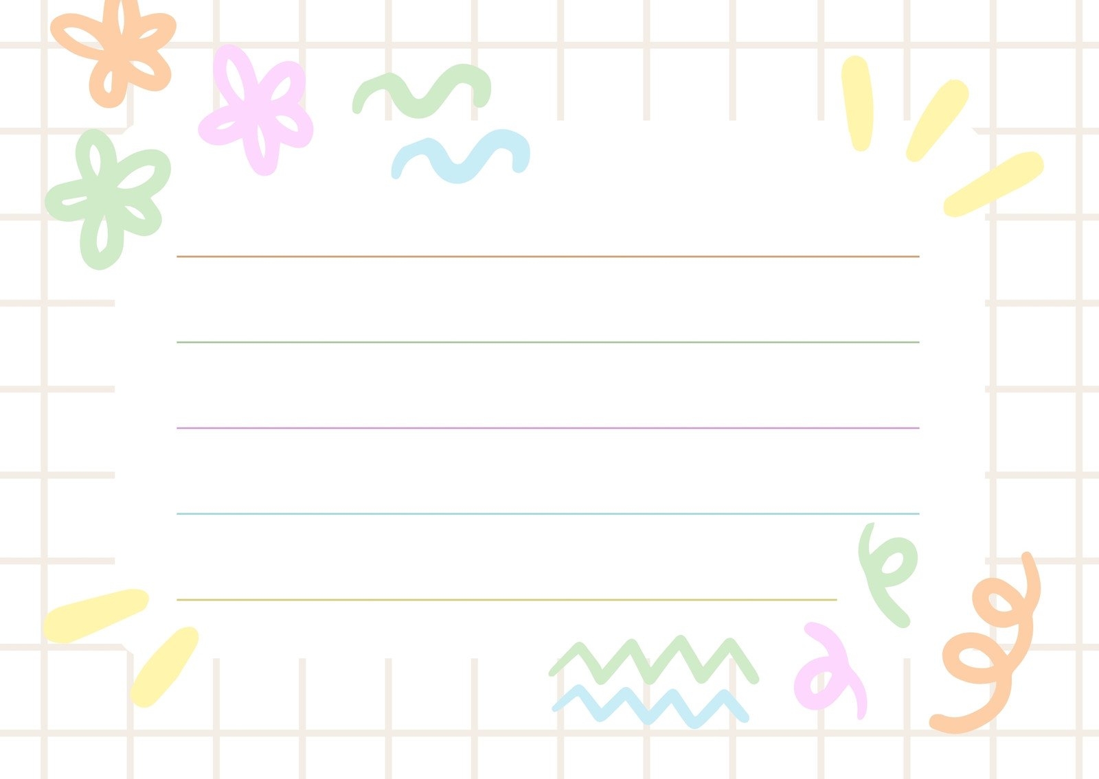 Free And Customizable Cute Art Background Templates