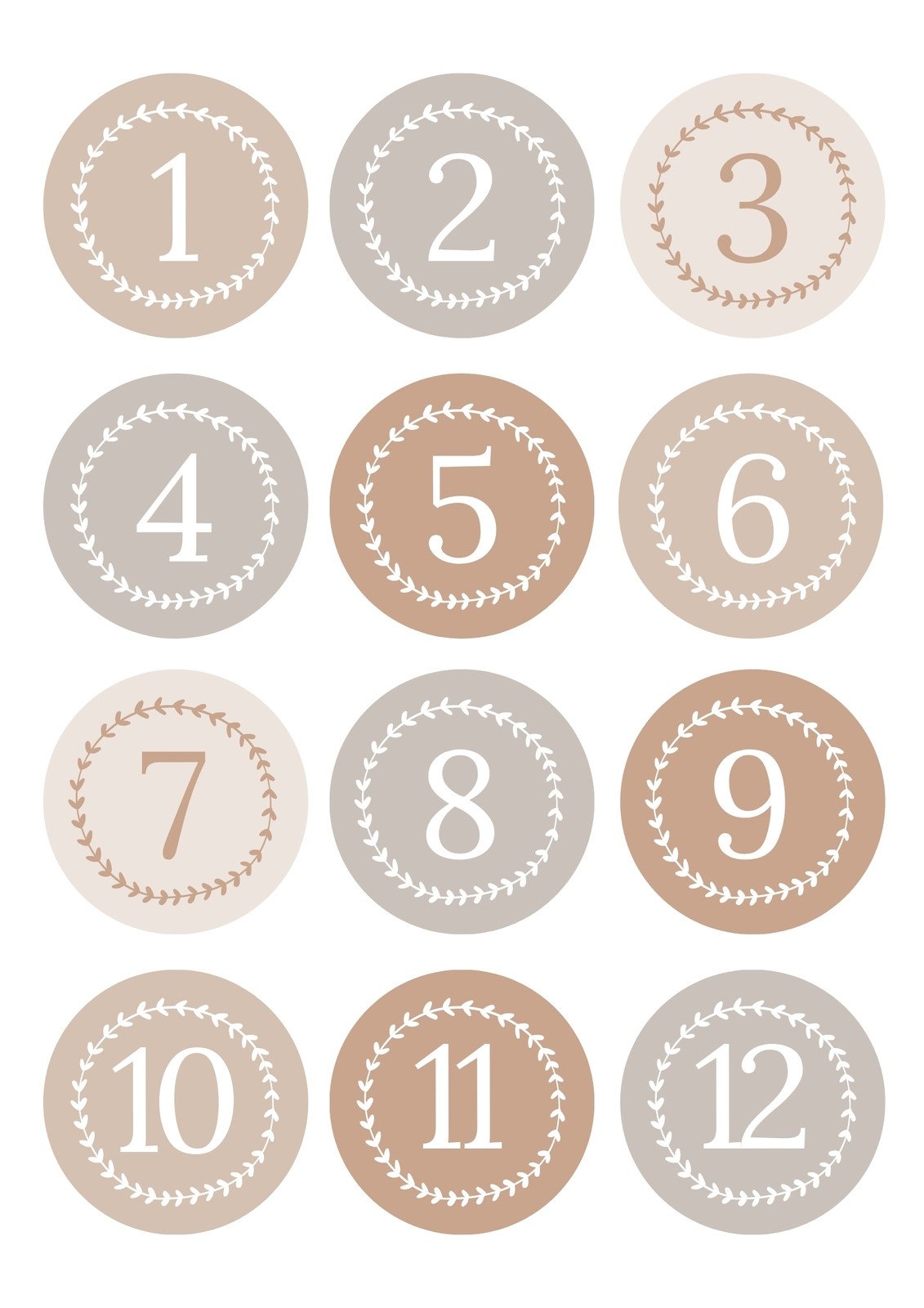 Free Printable Numbers
