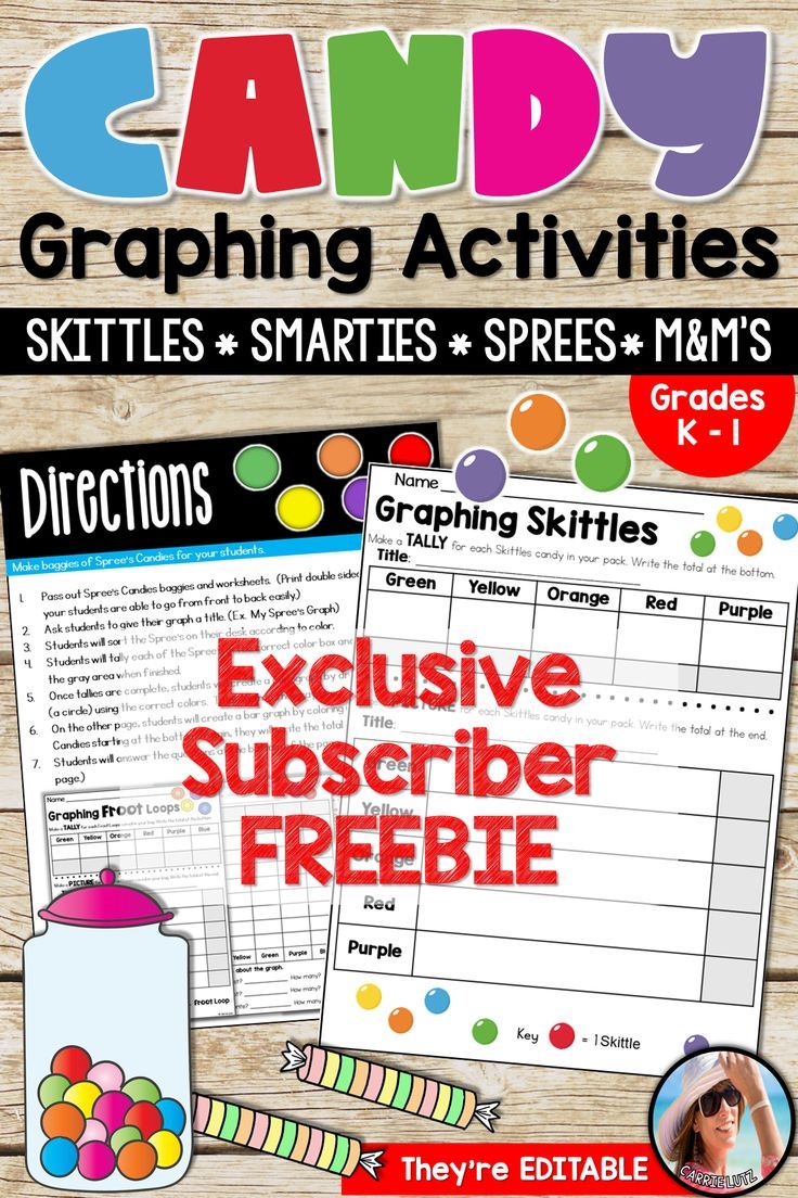 smarties graphing printable