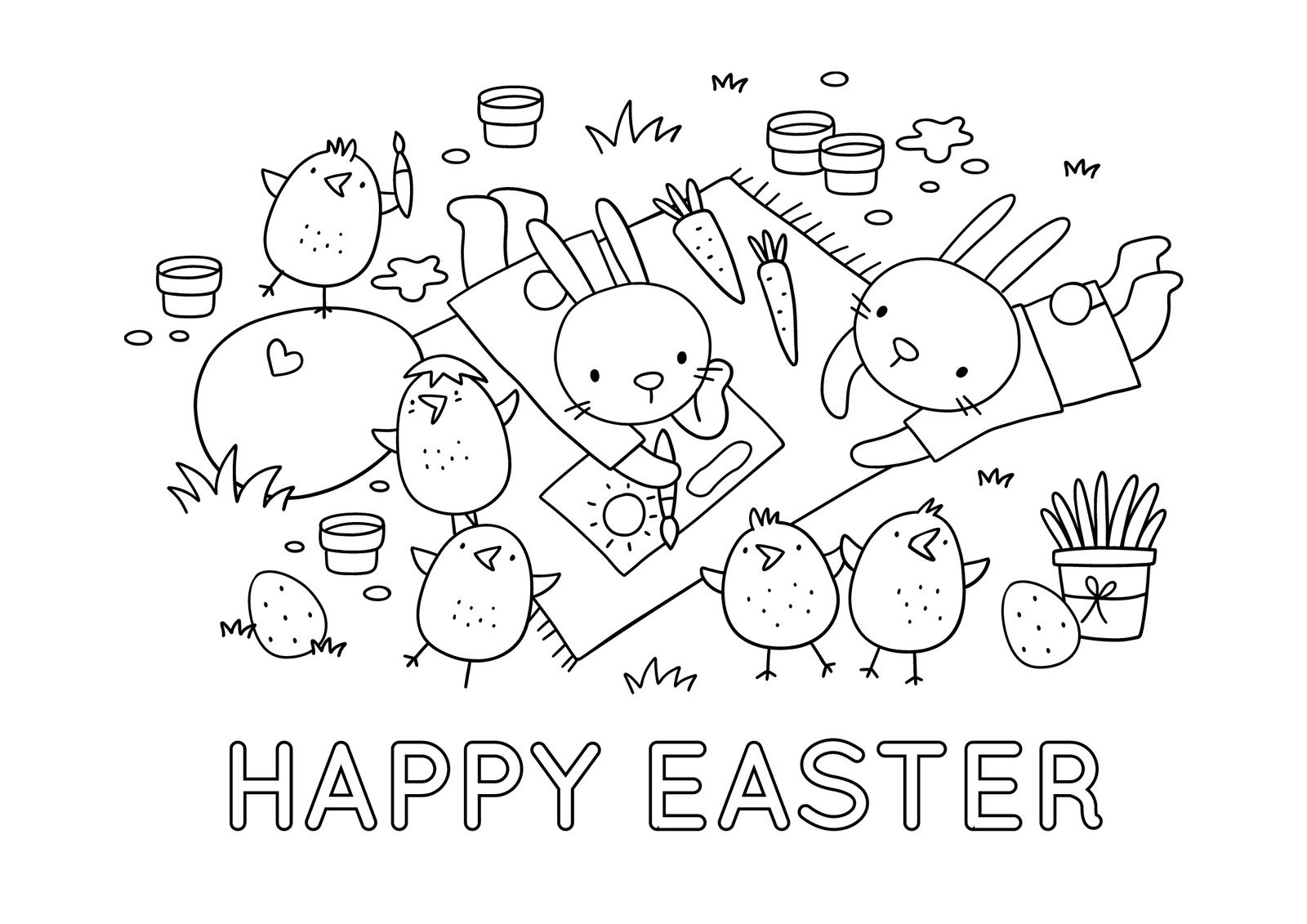 Free Custom Printable Easter Worksheet Templates Canva