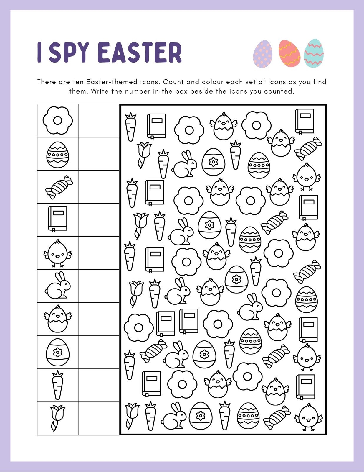 Easter Printable Activities