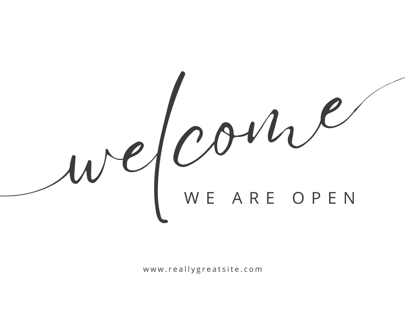 Printable Welcome Sign
